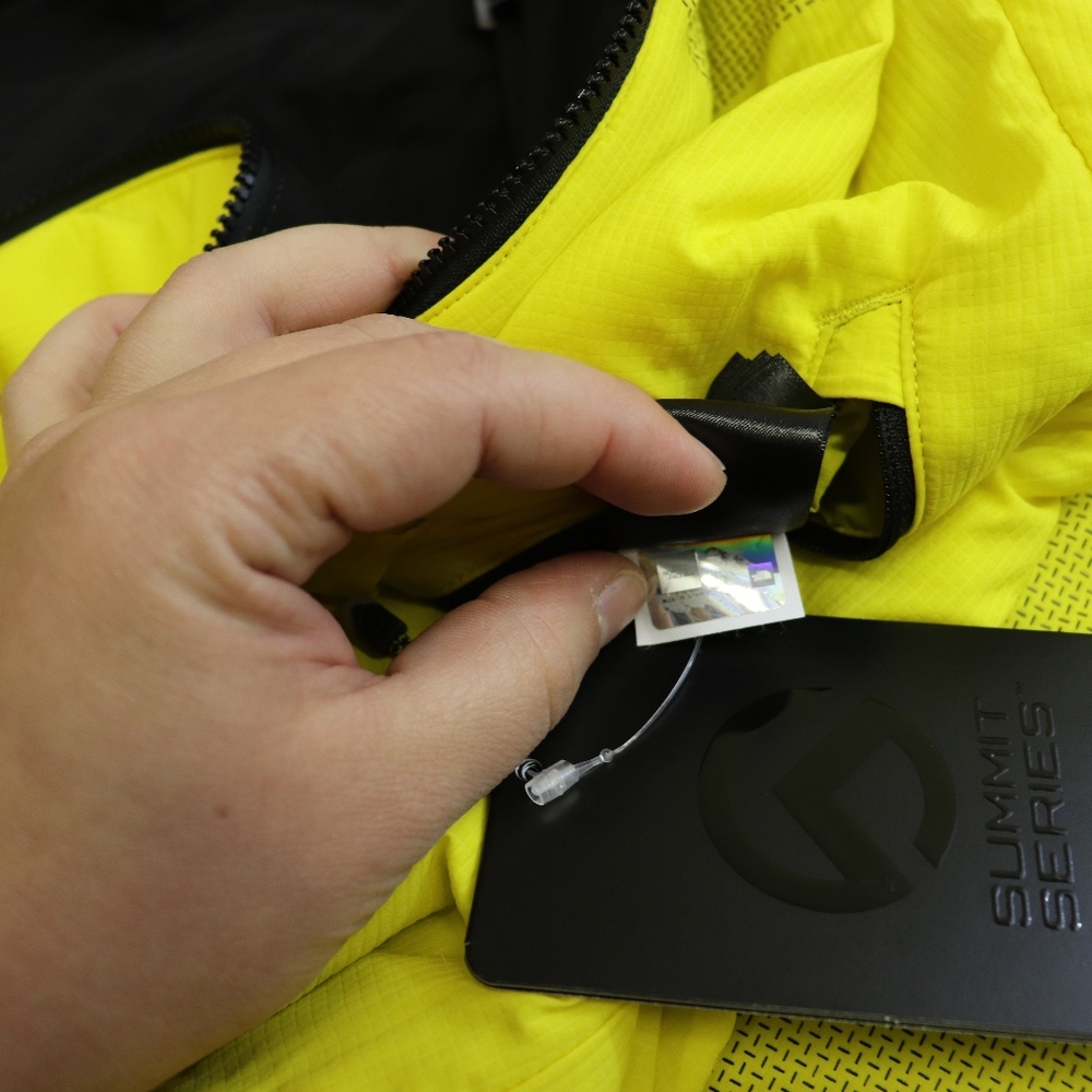 Summit Series Ventrix L3 Men's Hoodie, Canary YLW! - Picture 6 of 7